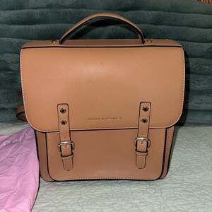 Poppy & Peonies The Wanderers Camel Mini Satchel Backpack